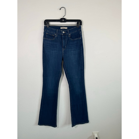 Women's Levi's Blue 725 High Rise Bootcut Jeans Size 29 - Picture 5 of 16